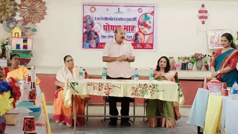 सेवा पखवाड़ा के अंतर्गतपोषण माह में पोस्टर व परंपरागत व्यंजन प्रतियोगिता का आयोजन