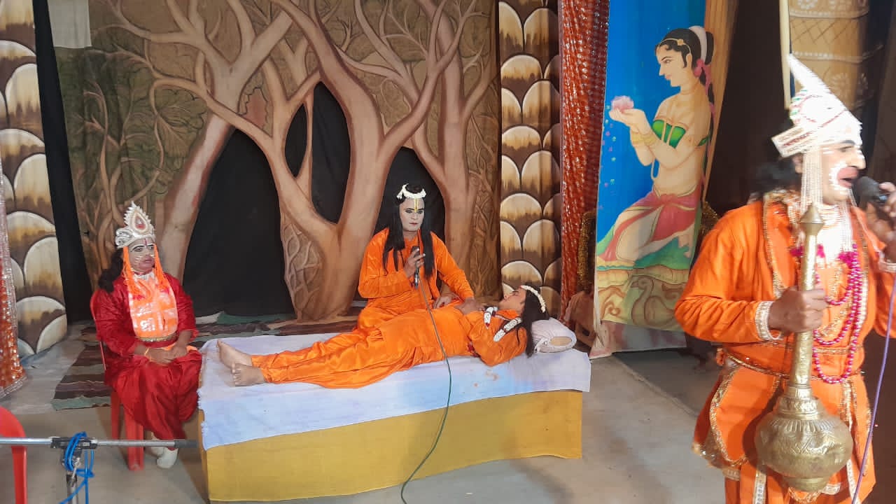 रामलीला महोत्सव लक्ष्मण शक्ति का मंचन