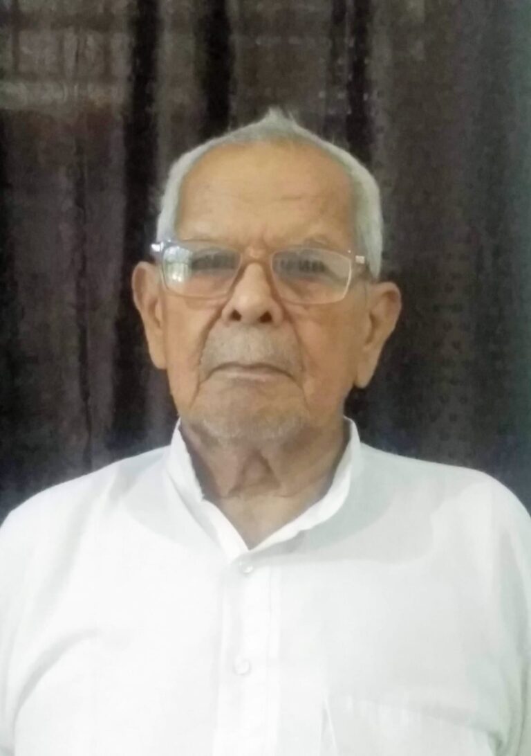 स्वतंत्रता संग्राम सेनानी राम विचार पांडे का निधन