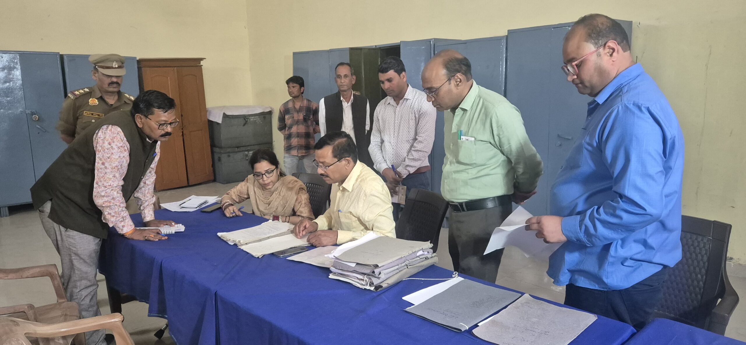 तहसील कोंच का डीएम ने किया वार्षिक सघन निरीक्षण