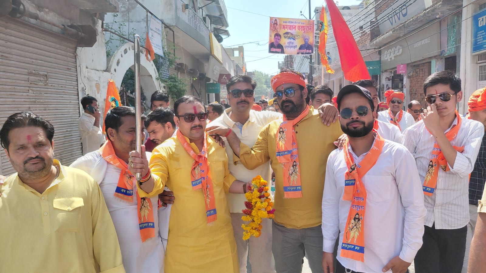 जालौन में भगवान परशुराम जन्मोत्सव पर निकली भव्य शोभायात्रा, गूंजे “ब्राह्मण एकता” के नारे