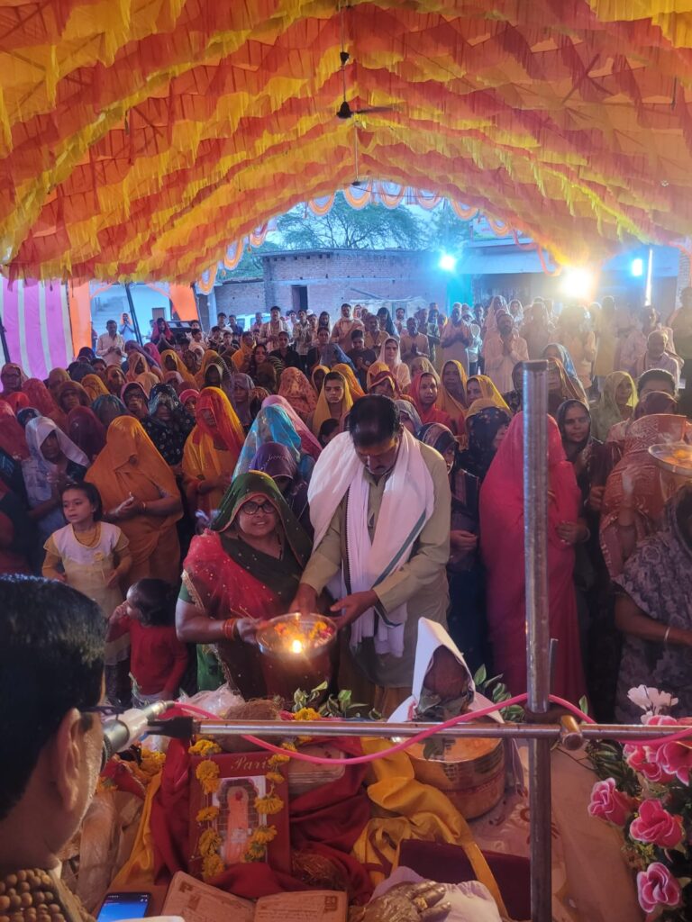 श्रीमद्भागवत कथा में सती चरित्र, ध्रुव और प्रह्लाद चरित्र का हुआ भावपूर्ण वर्णन।